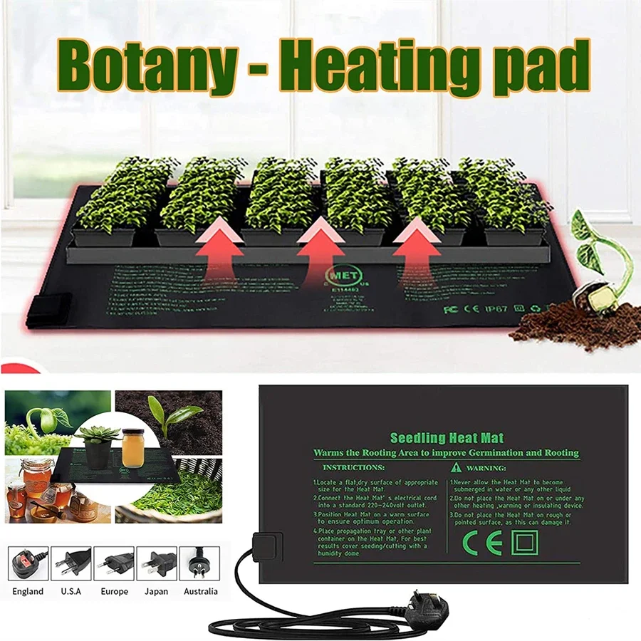4 Sizes 220V EU Plug Seedling  – Heat Mat Seedling recenzja i cena