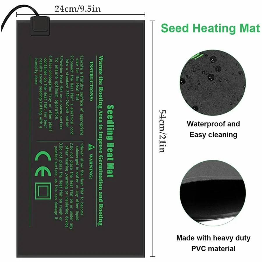 4 Sizes 220V EU Plug Seedling  – Heat Mat Seedling recenzja i cena