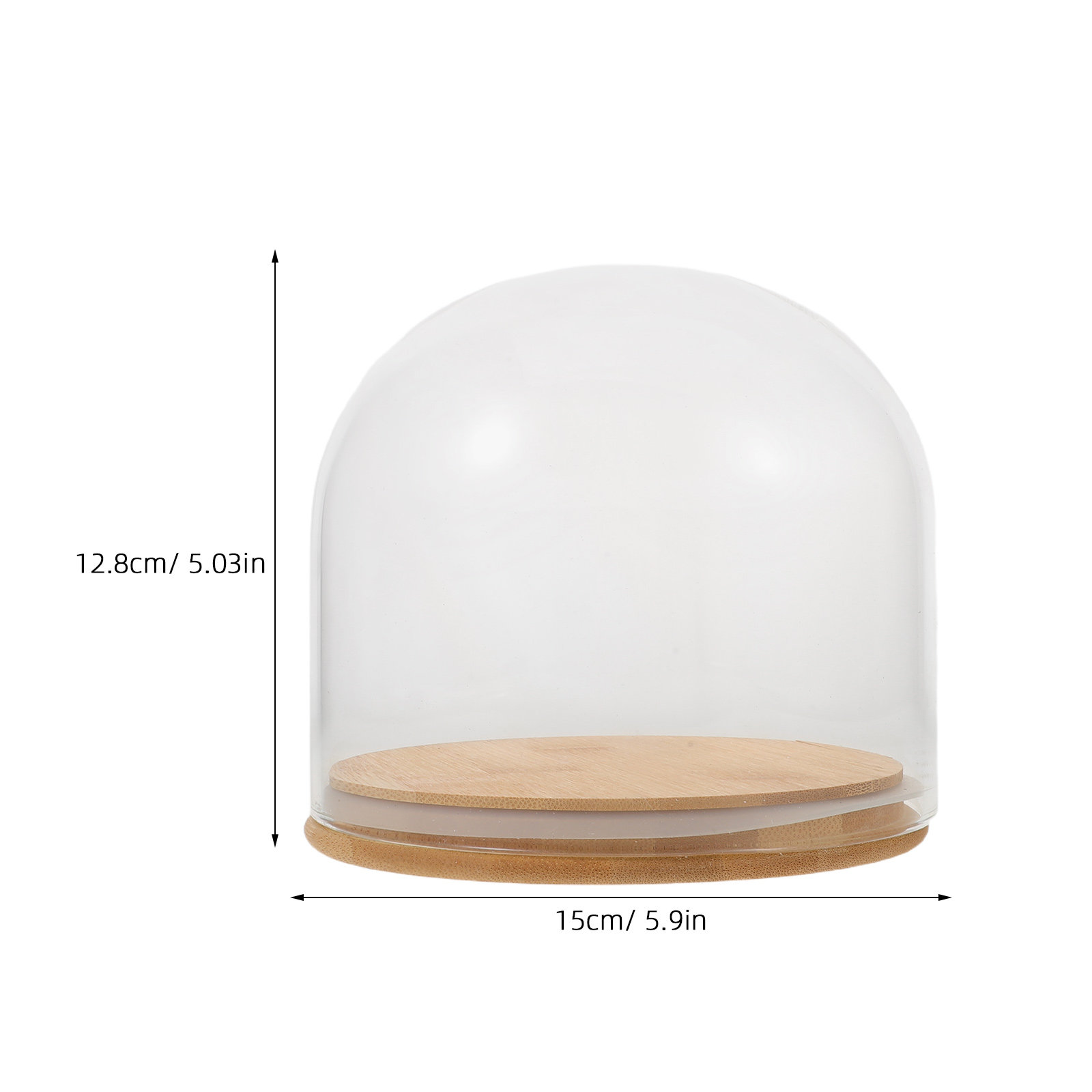 Clear Glass Dome Cloche with S – Plastic Dome Clear recenzja i cena