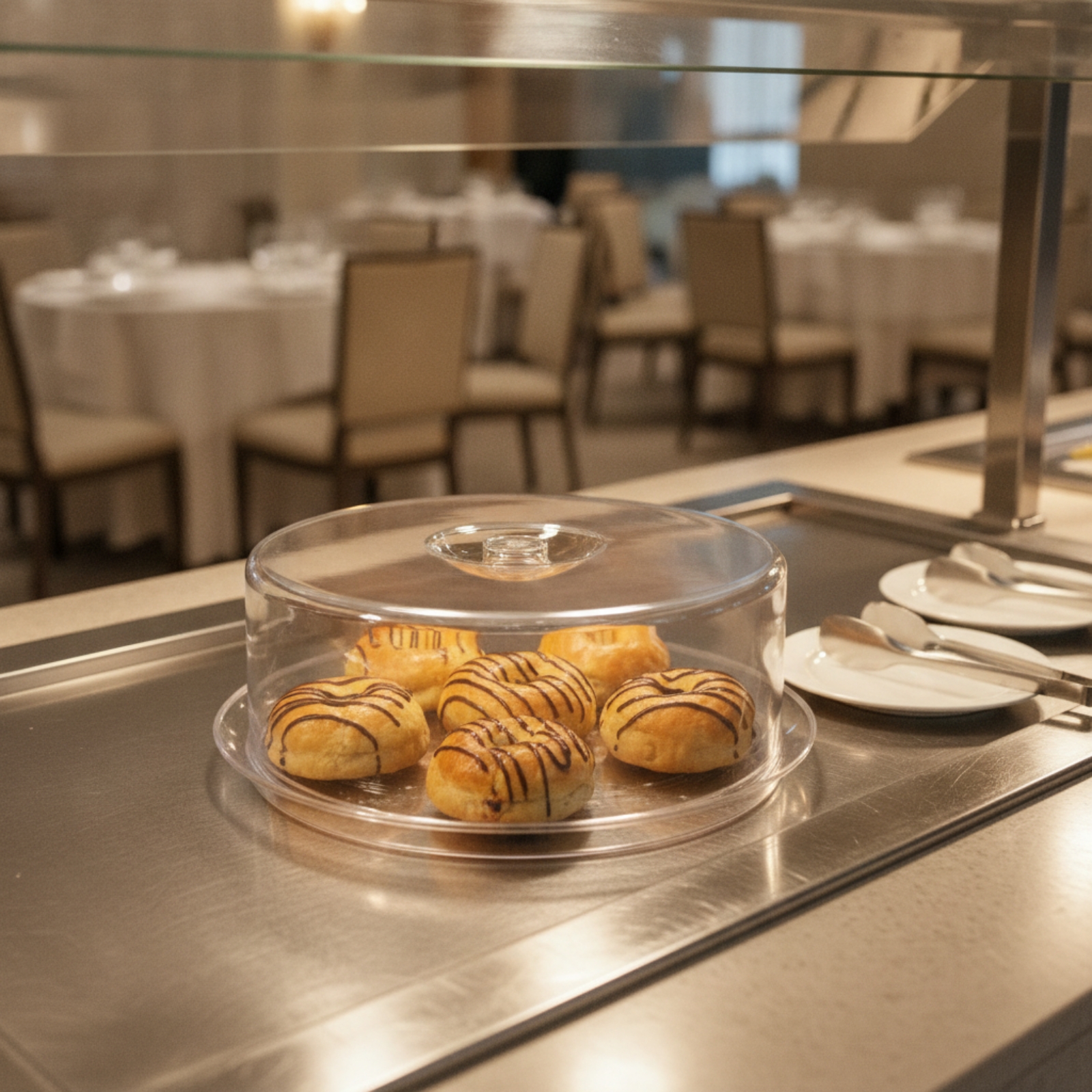 Food Cover with Base Dustproof – Plastic Dome Clear recenzja i cena