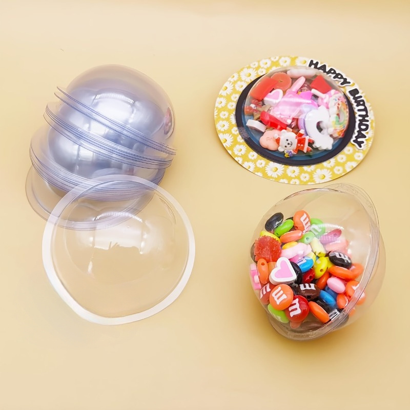 10pcs/set DIY Plastic Candy Do – Plastic Dome Clear recenzja i cena