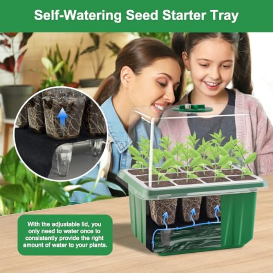 Seed Starter Tray with Light,  – Humidity Dome Kit recenzja i cena