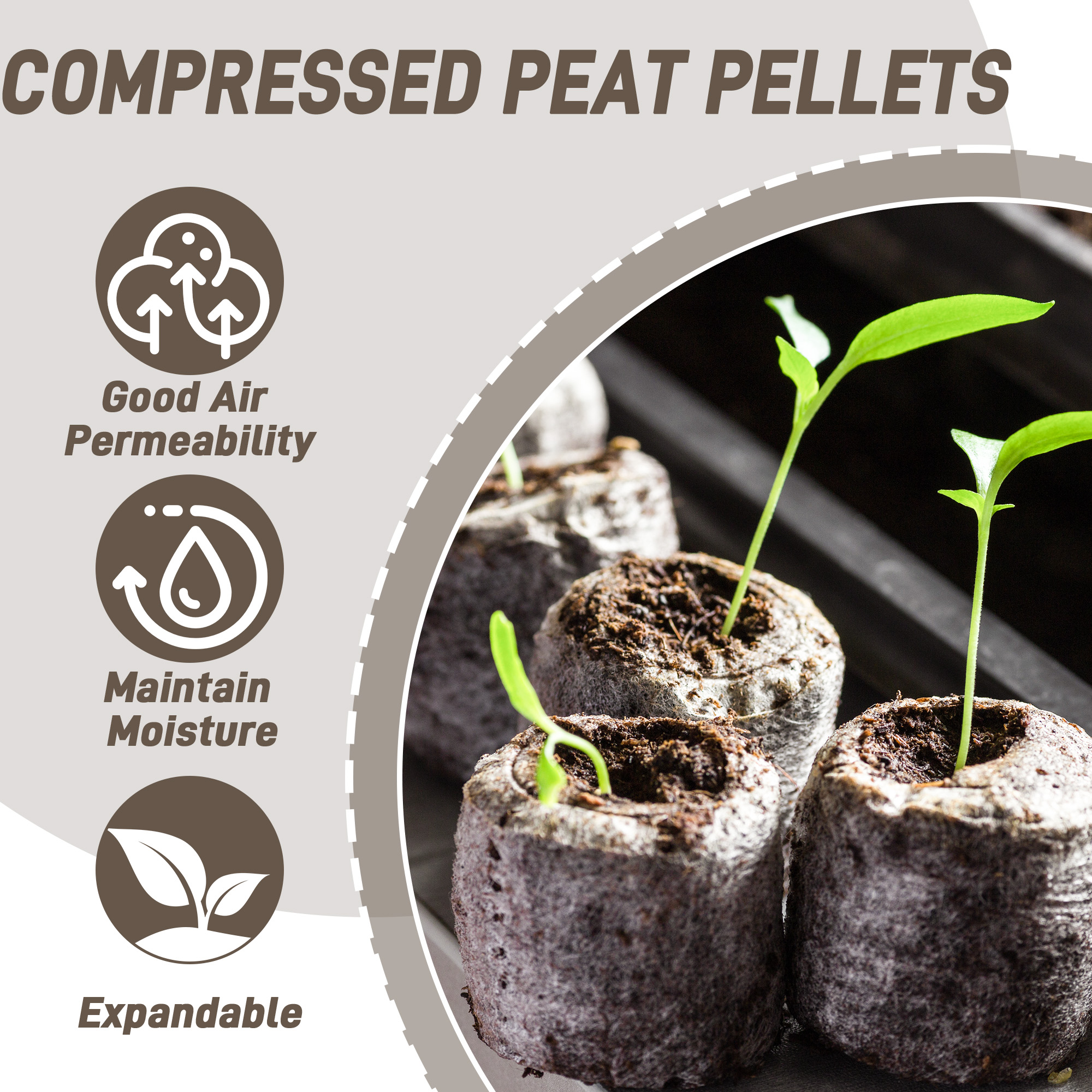 50pcs 35mm Compressed Peat Pel – Peat Pellet Tray recenzja i cena