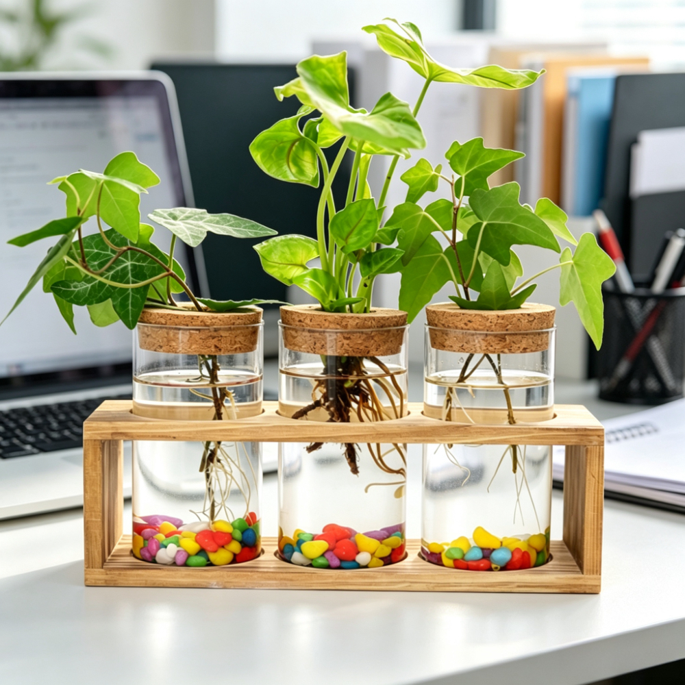 Minimalist Glass Vase with Woo – Propagation Station Vase recenzja i cena