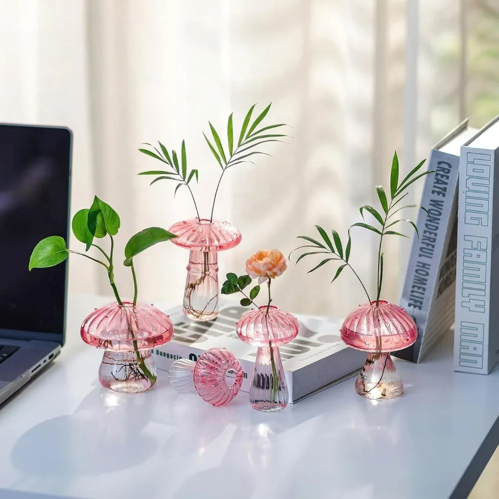 Mushroom‑Design Fluted Glass P – Propagation Station Vase recenzja i cena