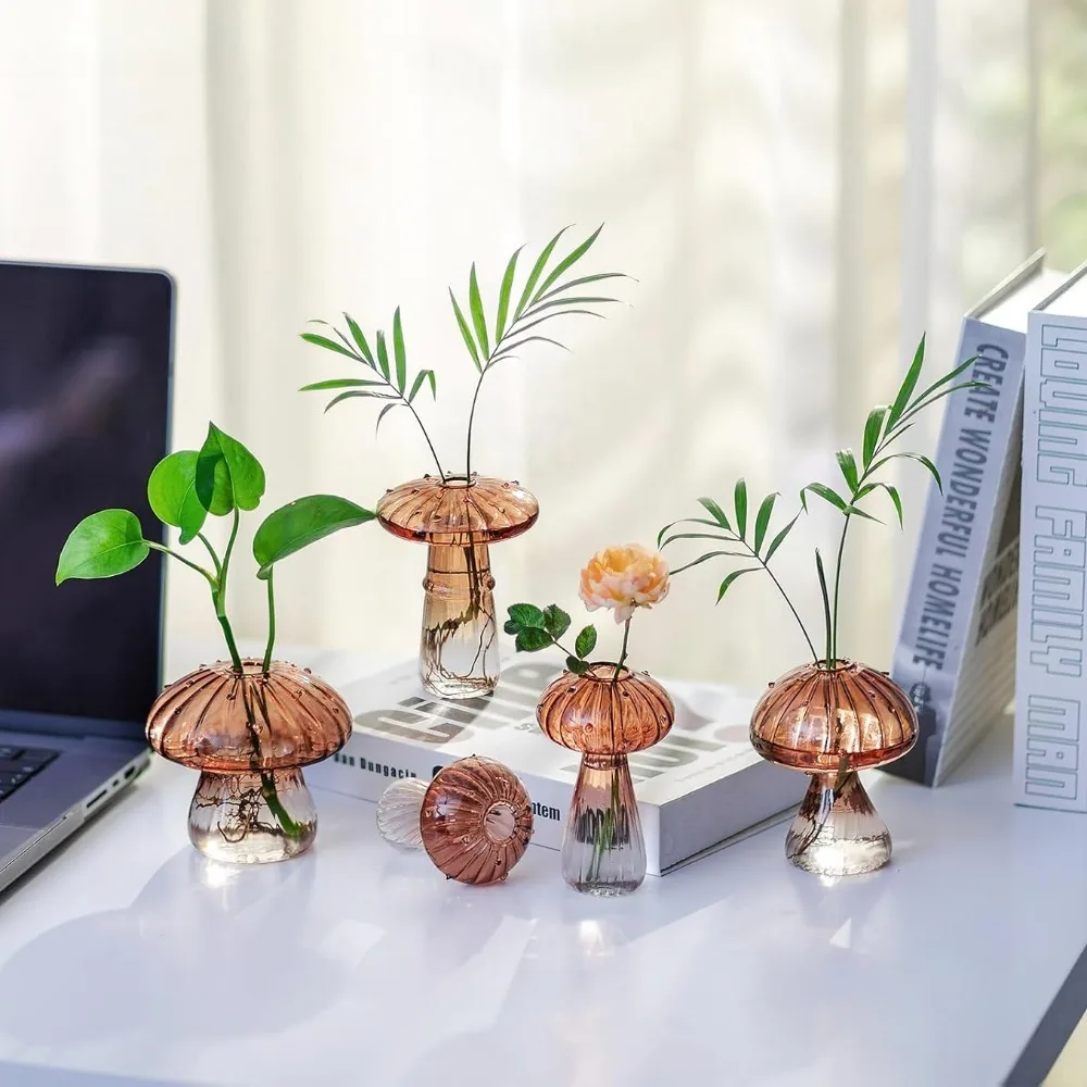 Mushroom‑Design Fluted Glass P – Propagation Station Vase recenzja i cena
