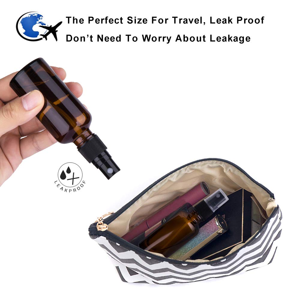 2oz Amber Glass Spray Bottles  – Misting Bottle Fine recenzja i cena